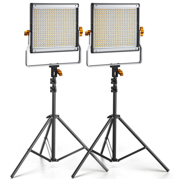 Culpixel 2 Pack NL480 Bi-Color LED Panel Light Kit