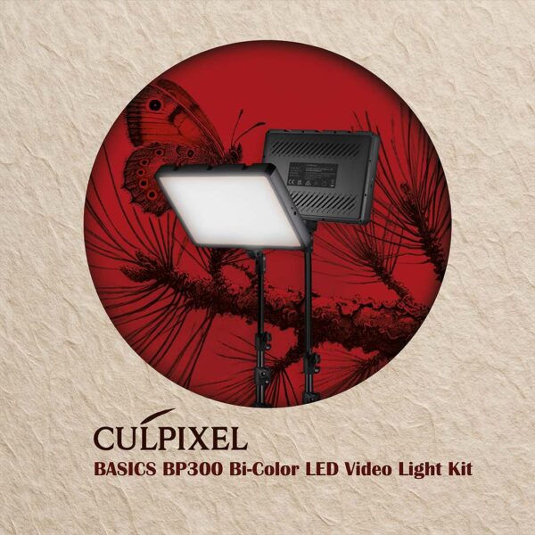 Culpixel BP300 Bi-Color LED Video Light Kit