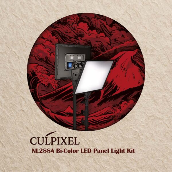 Culpixel NL288A Bi-Color LED Panel Light Kit