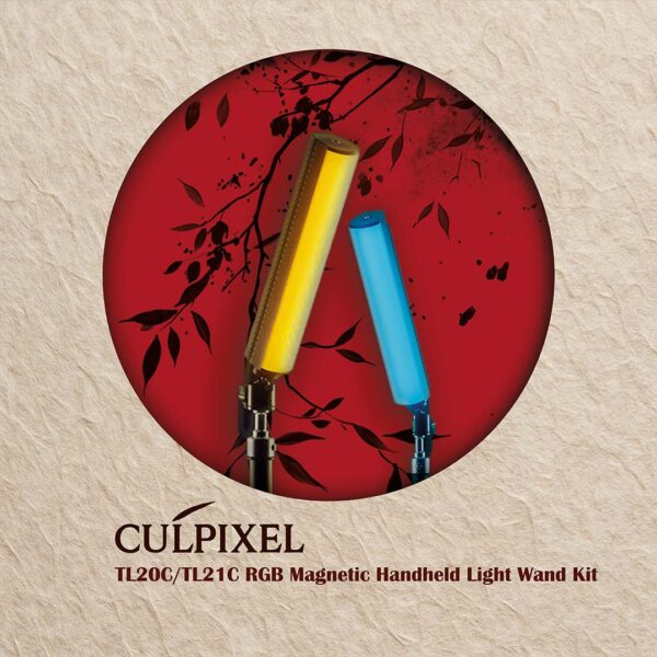 Culpixel TL20C/TL21C RGB Magnetic Handheld Light Wand Kit