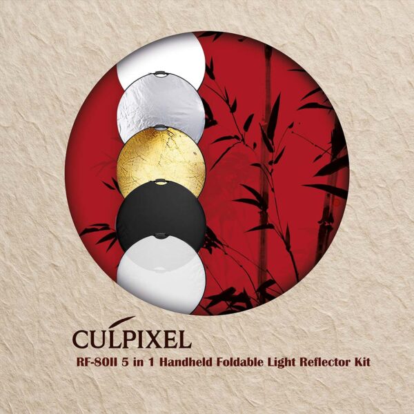 Culpixel RF-80II 5 in 1 Handheld Foldable Light Reflector Kit