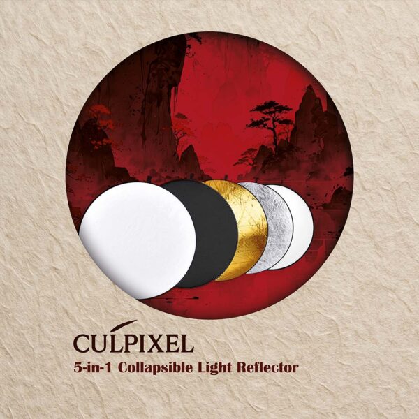 Culpixel 5-in-1 Collapsible Light Reflector